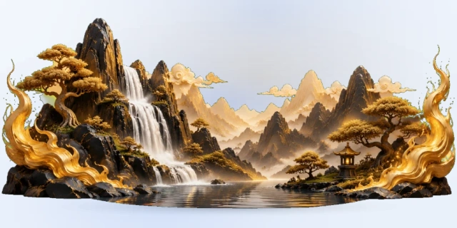 江山美景画